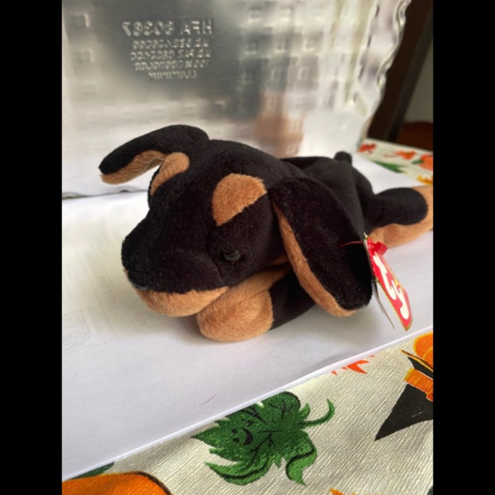 TY Beanie Baby Doby the Doberman Original